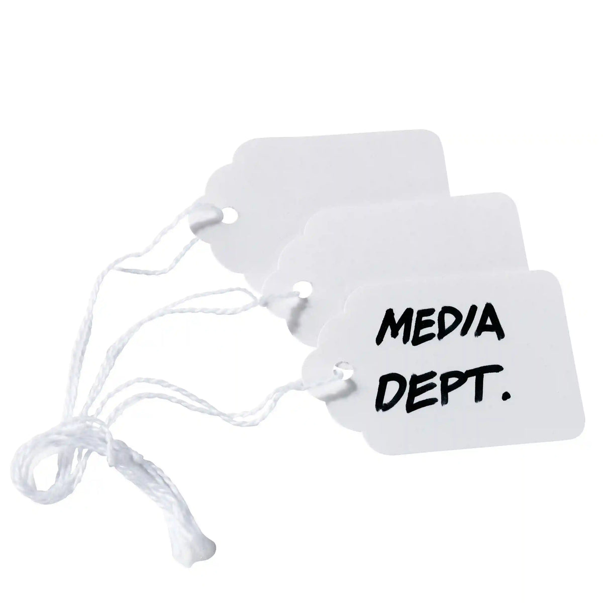 Avery®  Marking Tags, Strung, 2-5/32" x 1-7/16", 1,000 Tags