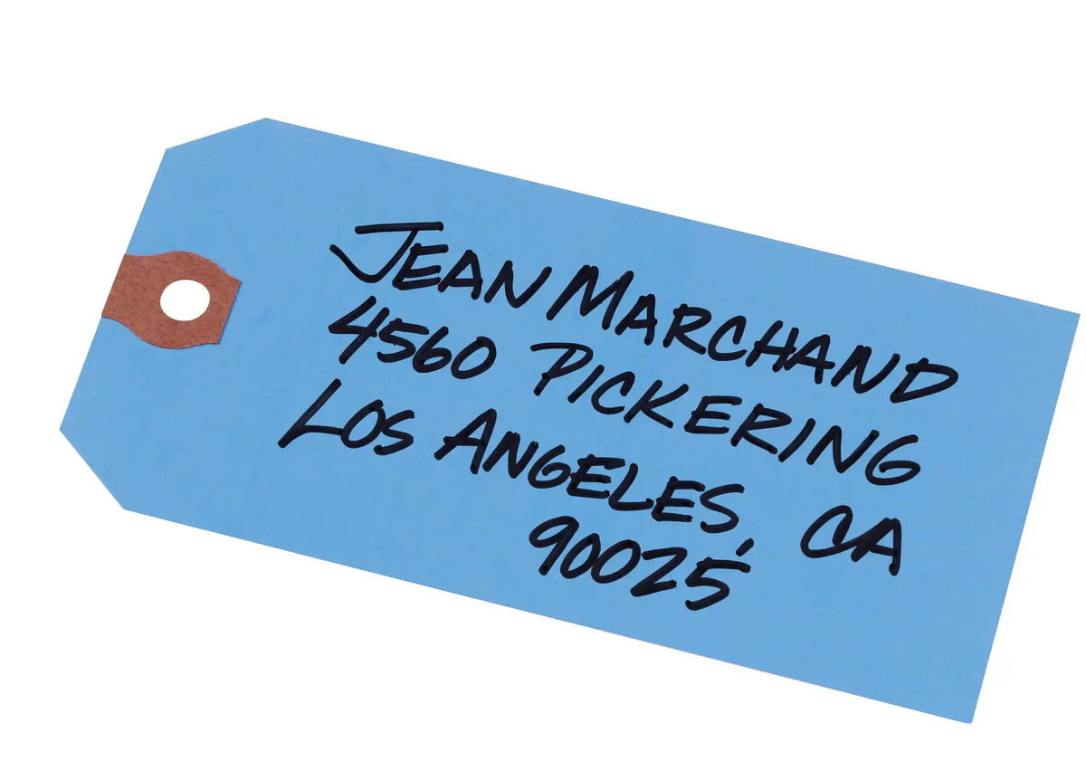 Avery® Shipping Tags 12355, Unstrung, Blue, 4-3/4" x 2-3/8", 1,000 Tags