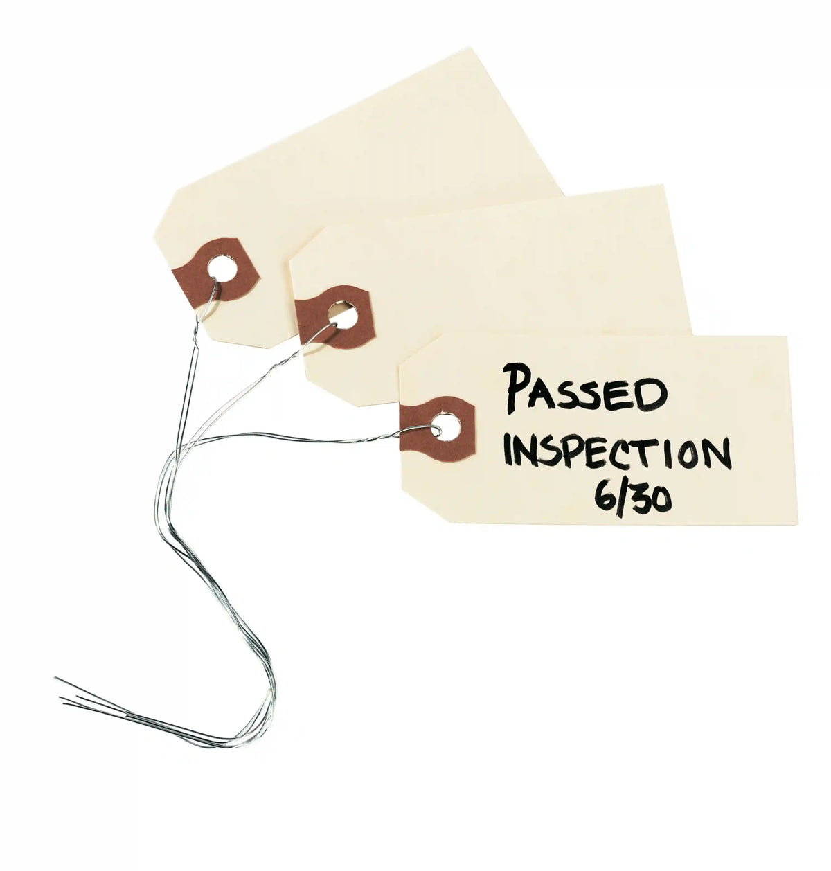 Avery® Shipping Tags, Manila, Wired, 3-1/4" x 1-5/8", 1,000 Tags