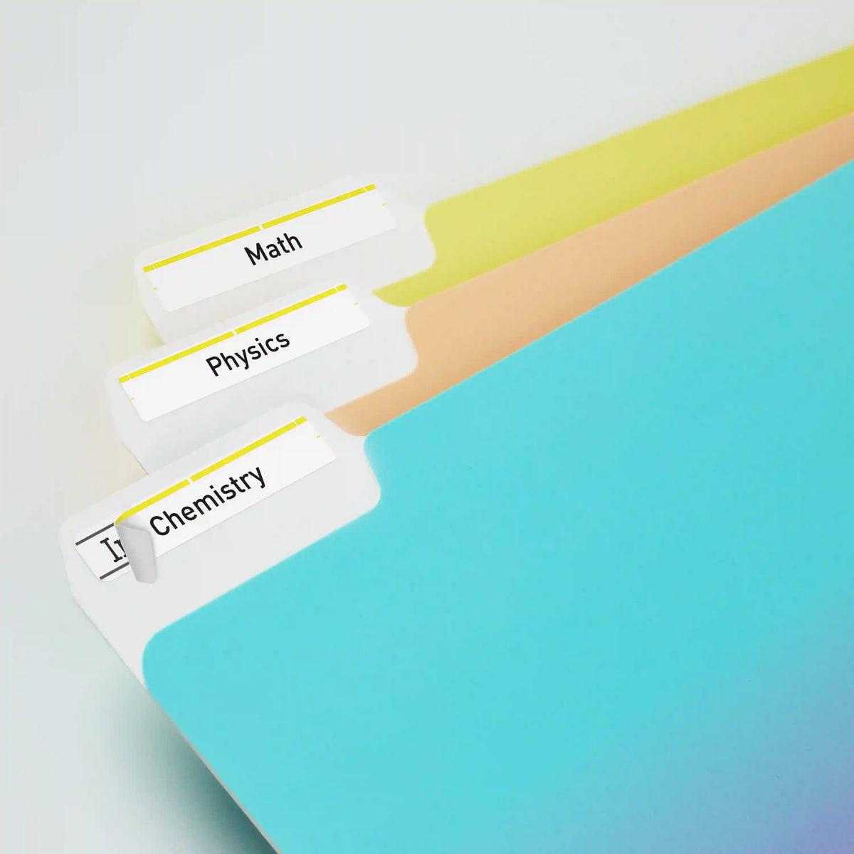 TrueBlock® File Folder Labels, 2/3” x 3-7/16”, 1,500 Printable Labels, Permanent Adhesive, White/Yellow