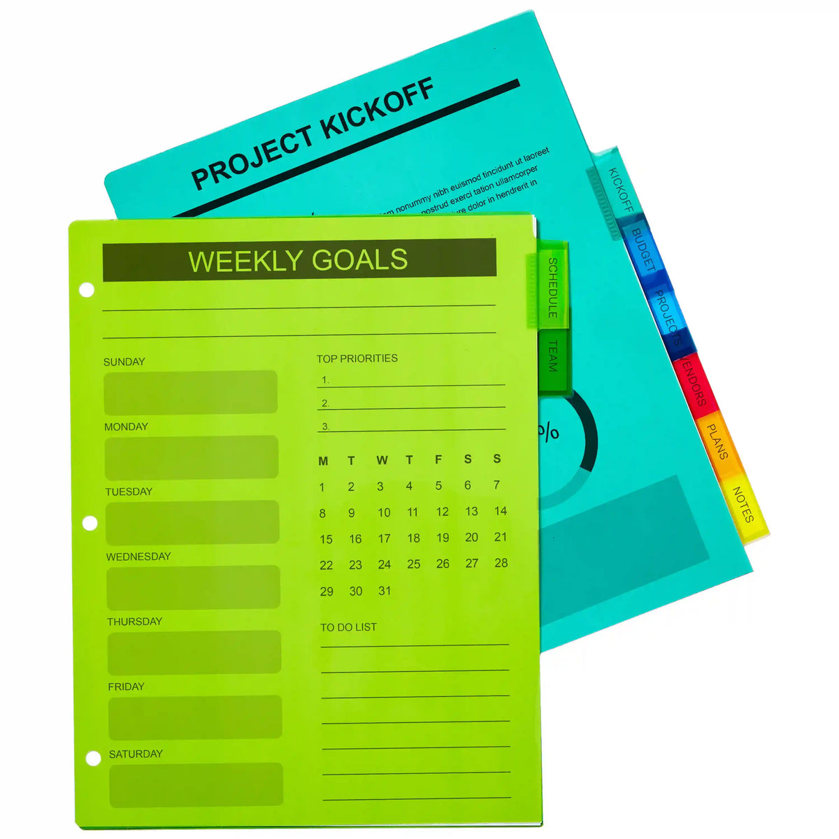 Avery® 8-Tab Binder Dividers, Big Tab™ Insertable Plastic Binder Dividers, Big Tab™, Multicolor, 3 Sets