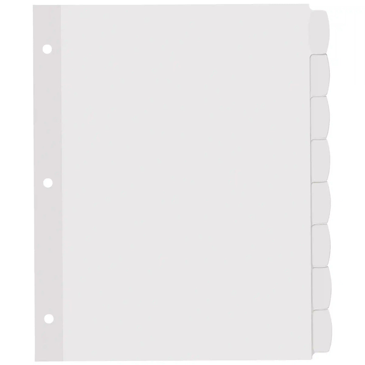 Avery® Big Tab™ Printable White Label Dividers, Easy Peel Labels®, 8 Tabs per Set, White (4 Sets of 14433)