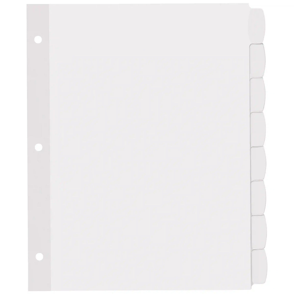 Avery® Big Tab™ Printable White Label Dividers, Easy Peel Labels®, 8 Tabs per Set, White (20 Sets of 14435)