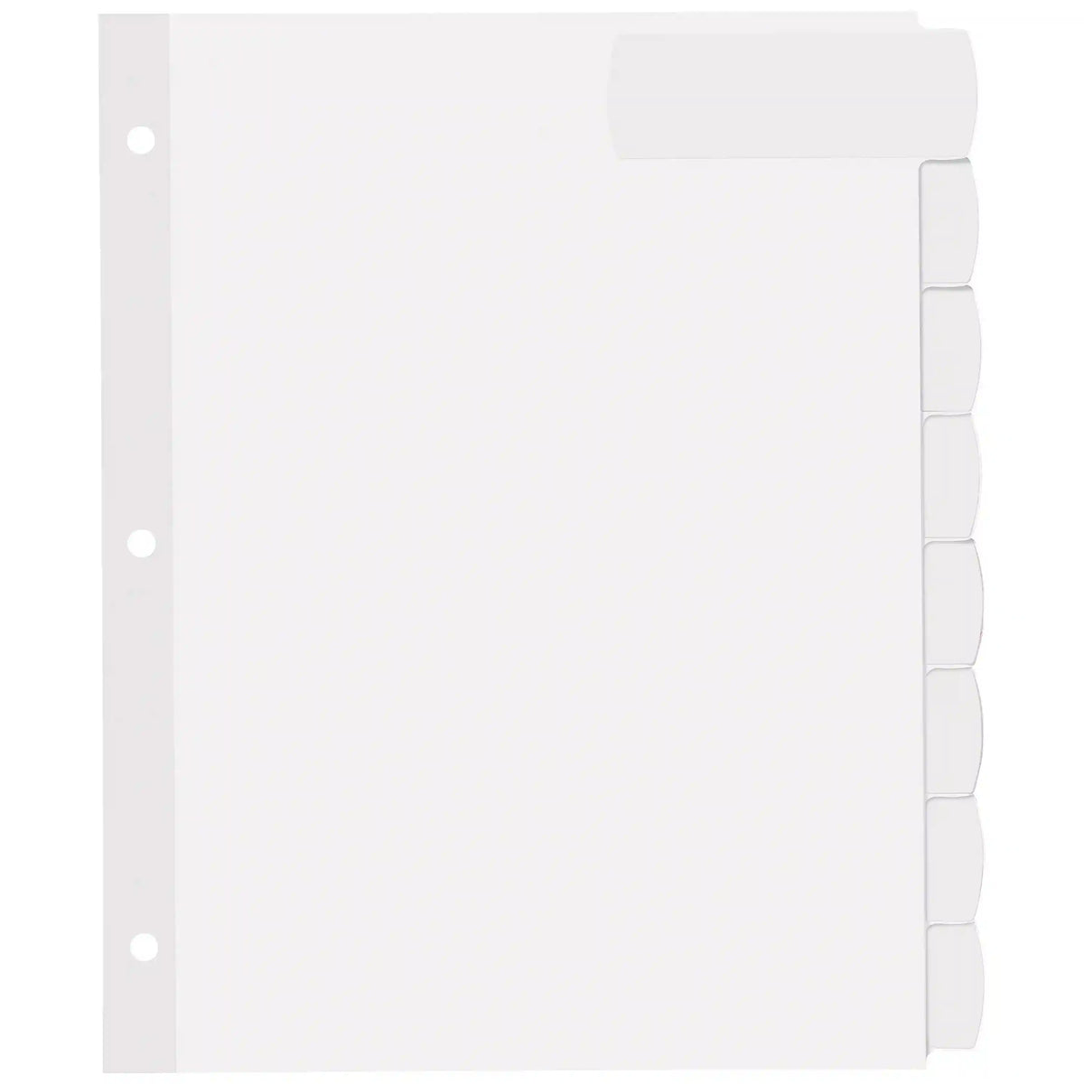 Avery® Big Tab™ Printable White Label Dividers, Easy Peel Labels®, 8 Tabs per Set, White (20 Sets of 14441)