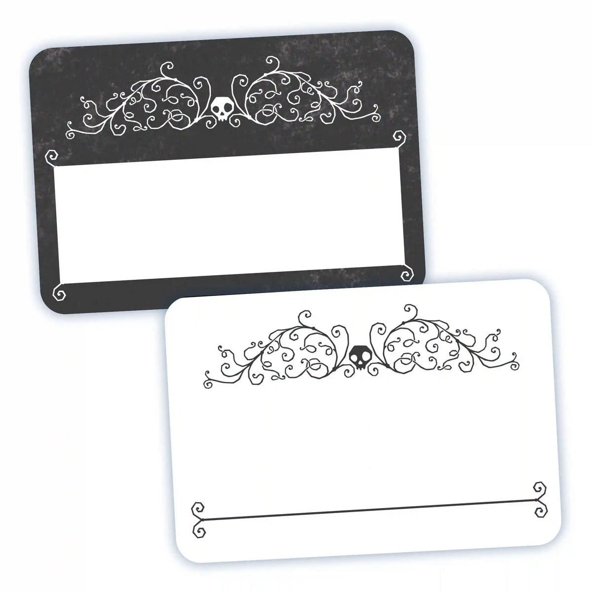 Avery® Halloween Skull Art Name Tags, Skull Design, No Lift, No Curl, Handwrite Only, 36 Name Tags