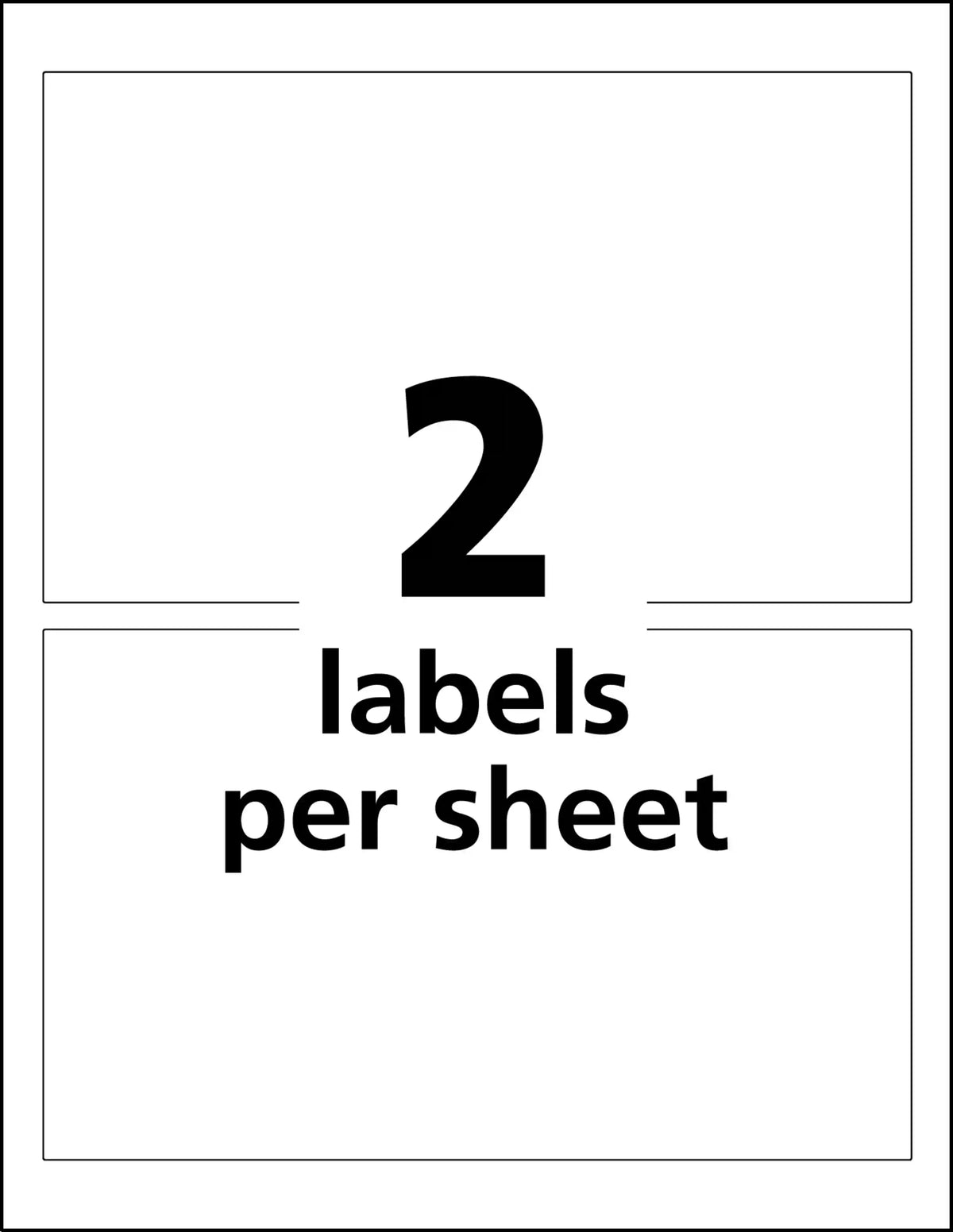 Avery® UltraDuty® GHS Chemical Labels for Pigment Inkjet Printers, Permanent Adhesive, Waterproof, UV Resistant, 4-3/4” x 7-3/4”, 100 Labels