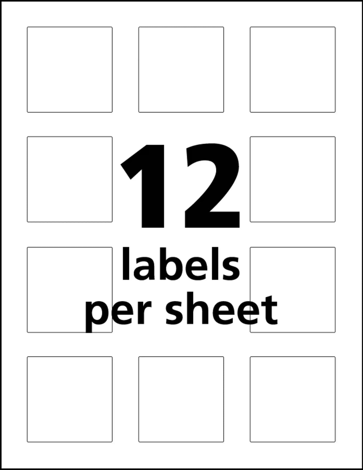 Avery® UltraDuty® GHS Chemical Labels for Pigment Inkjet Printers, Permanent Adhesive, Waterproof, UV Resistant, 2” x 2”, 600 Labels