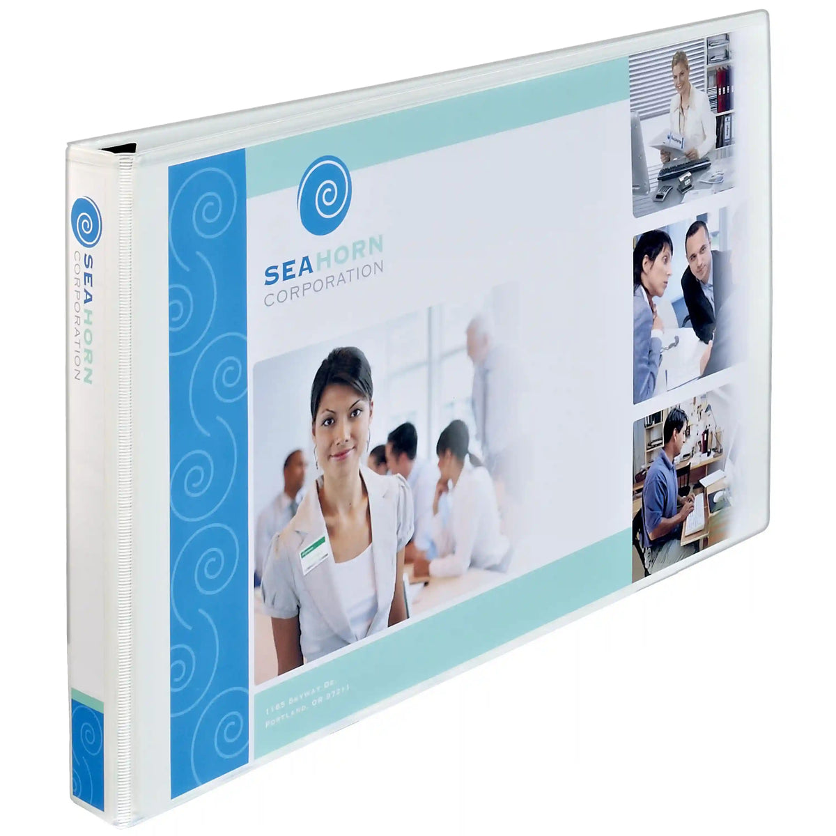 Avery® Heavy-Duty View Binder, 1" Slant Rings, 250-Sheet Capacity, 11" x 17", White