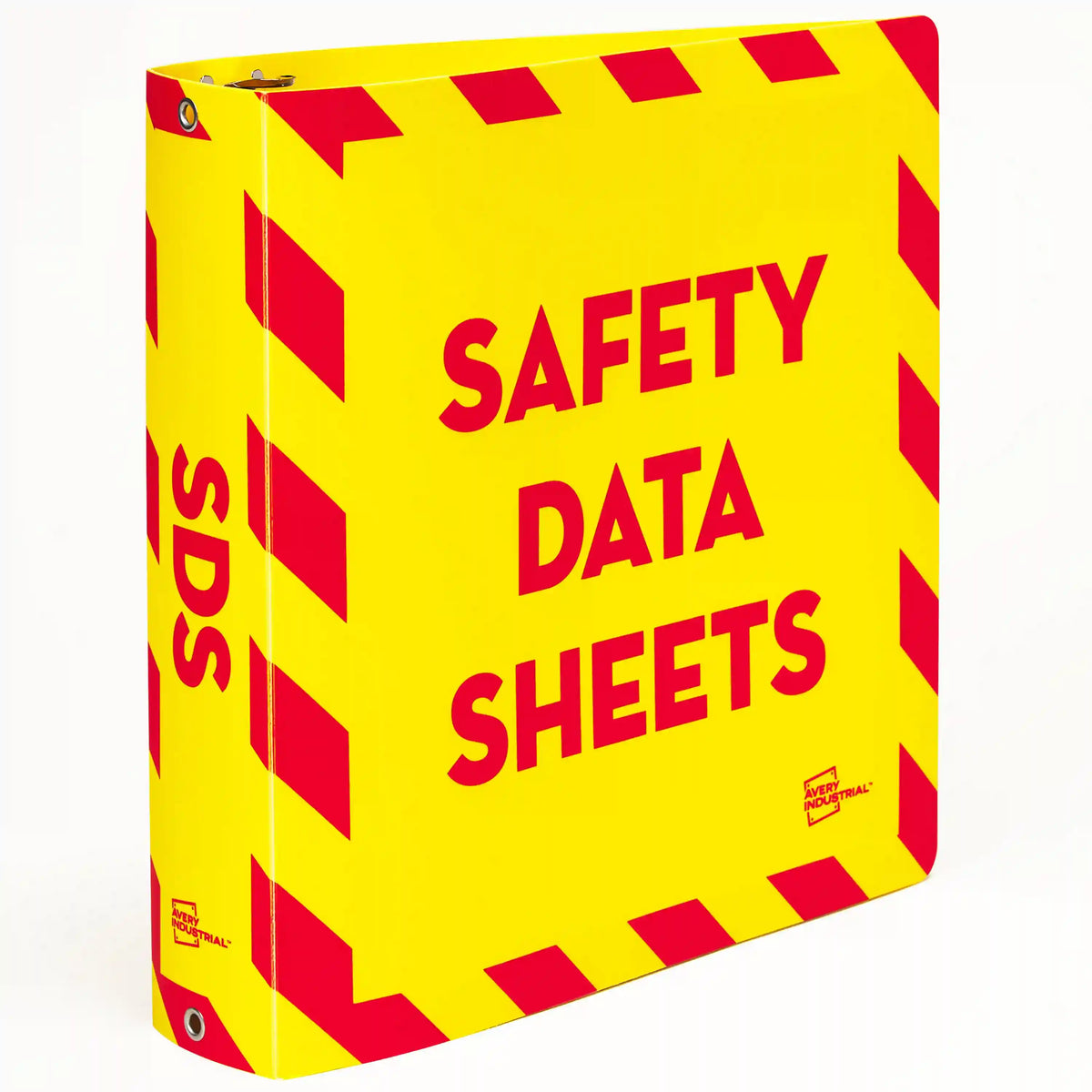 UltraDuty™ SDS Binder with Chain, Durable 3 Ring Poly Binder, 2" Slant Rings, 500-Sheet Capacity